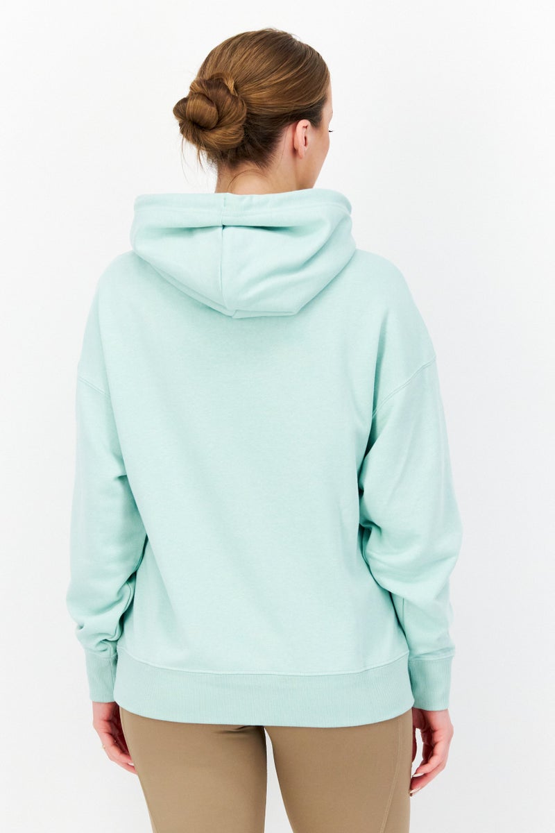 PUMA Women Sportswear Fit Training Hoodie, Mint Green - Image 2